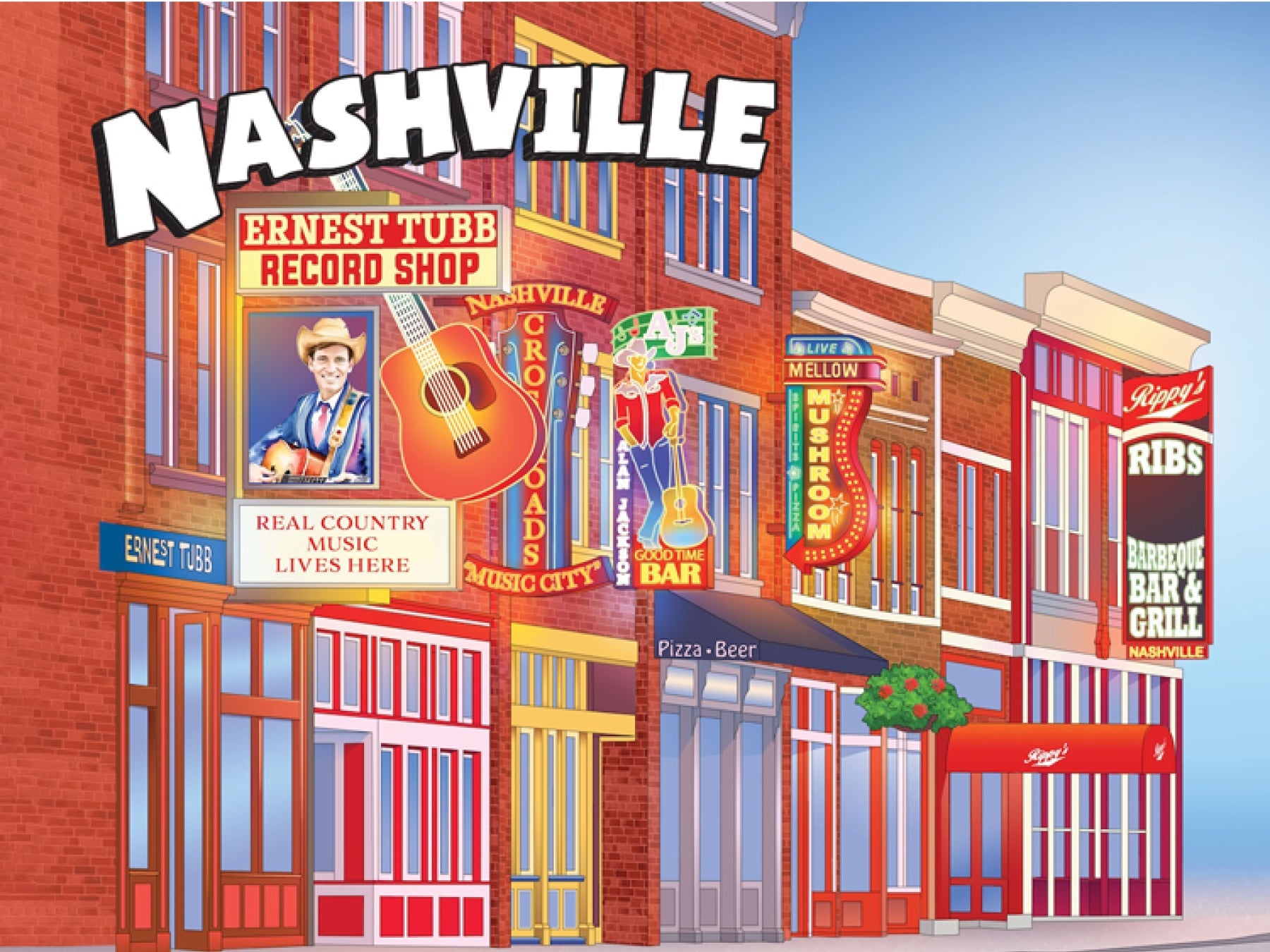 Nashville | Color Our Town