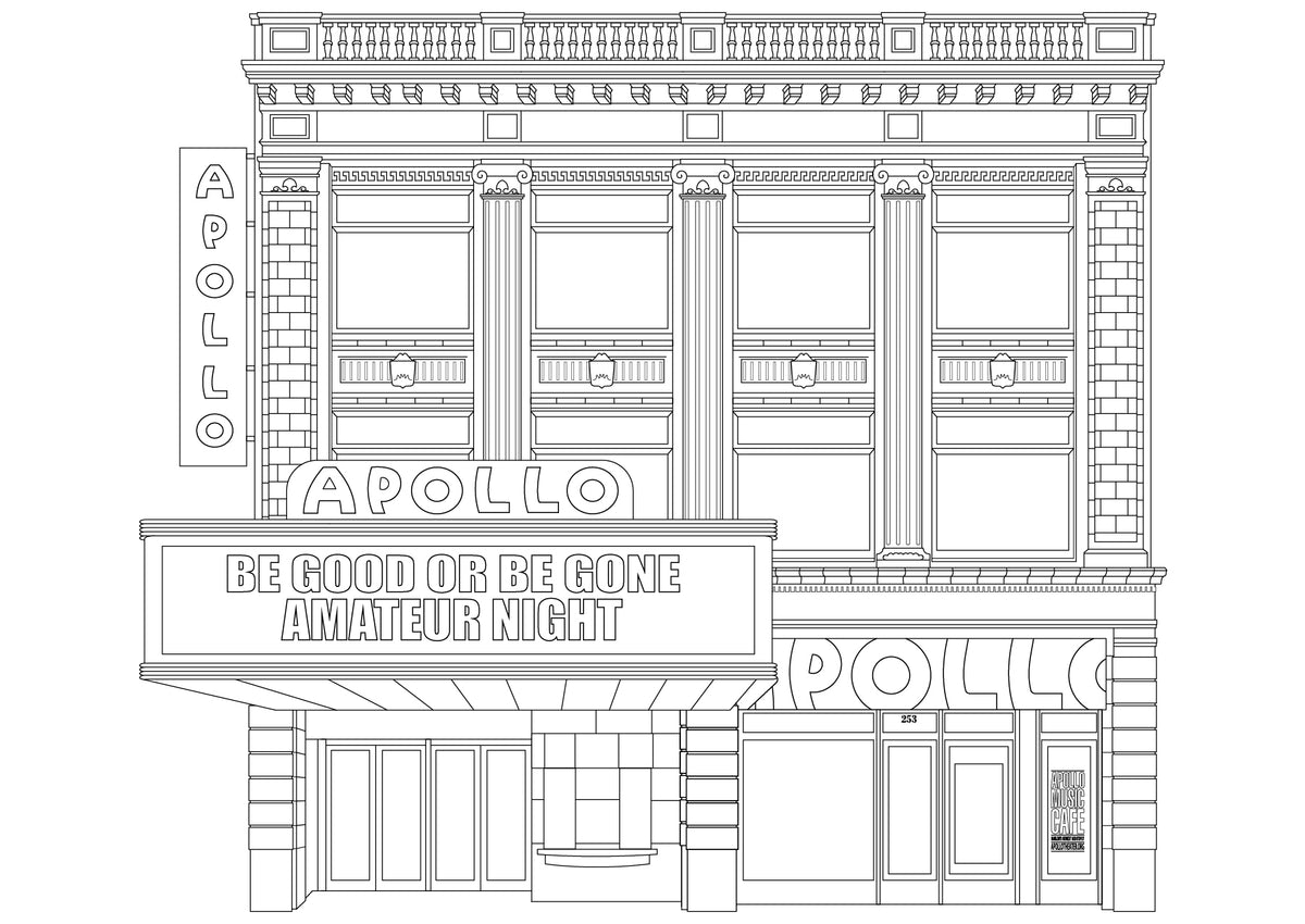 NYC Landmarks Coloring Postcards