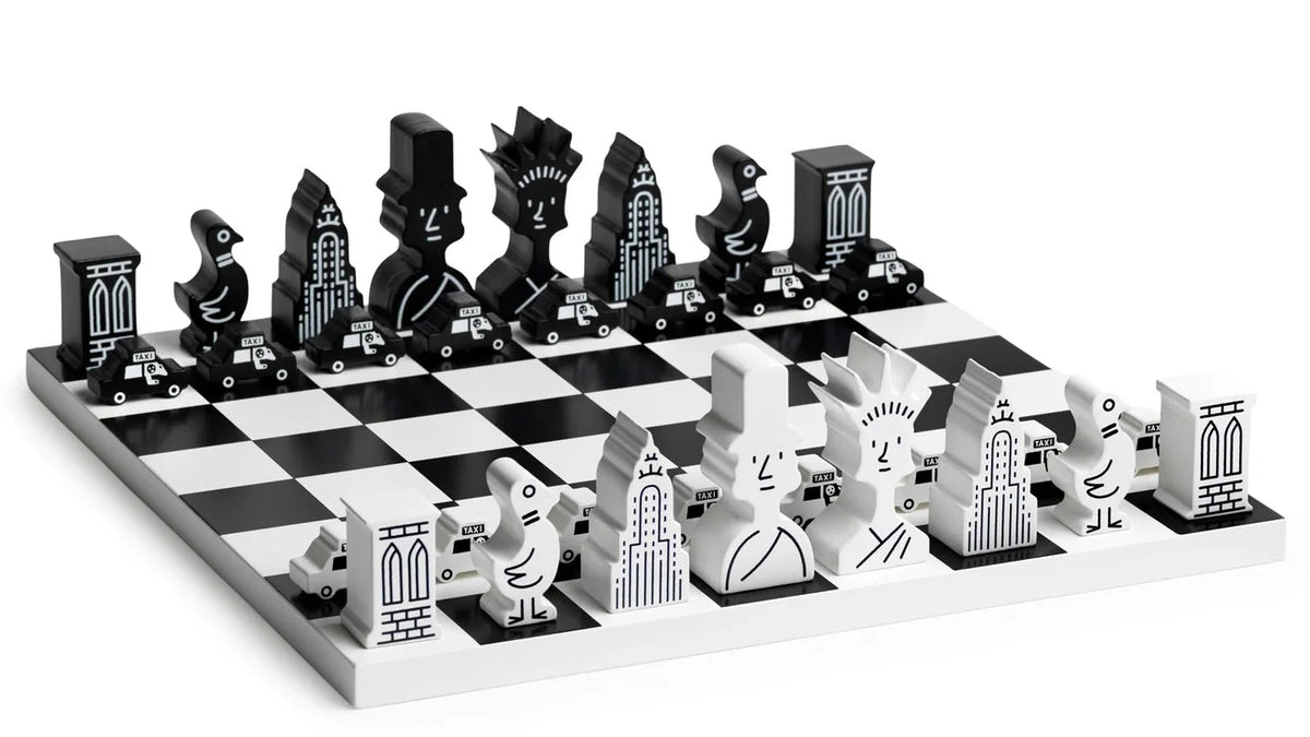 The New Yorker Magazine Chess Set
