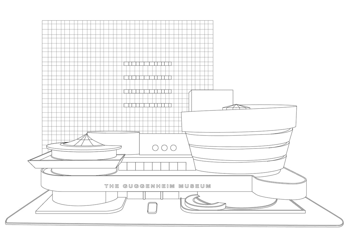 NYC Landmarks Coloring Postcards