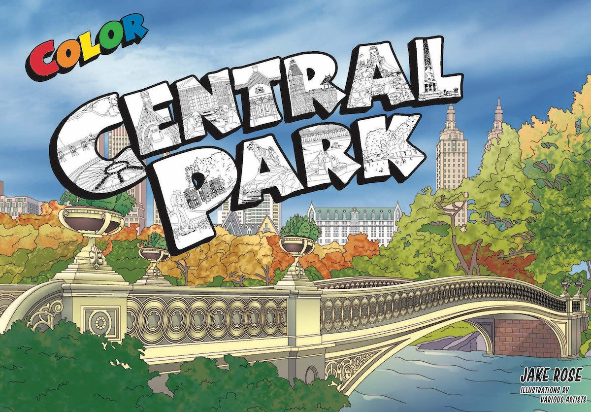 Color Central Park coloring guidebook