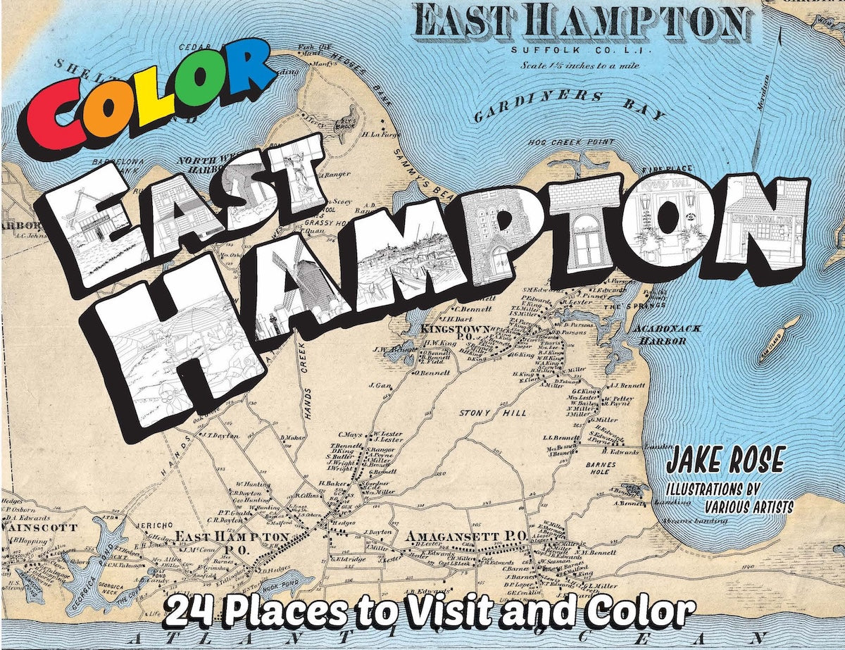 Color East Hampton coloring book