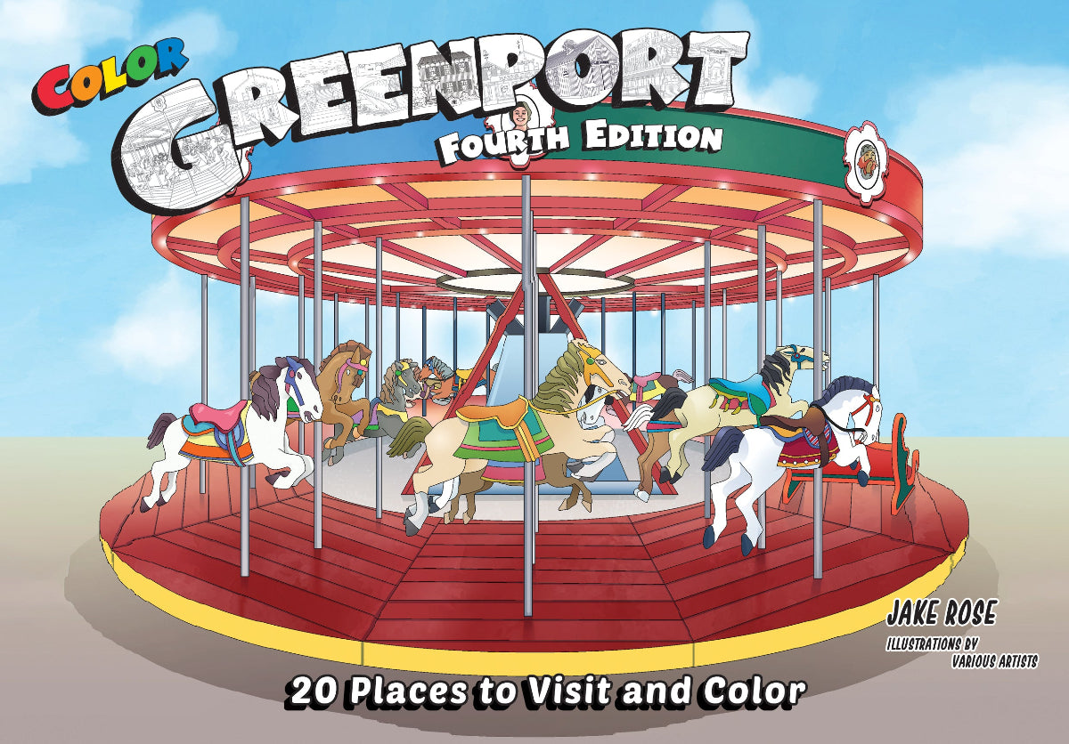 Color Greenport Coloring Guidebook