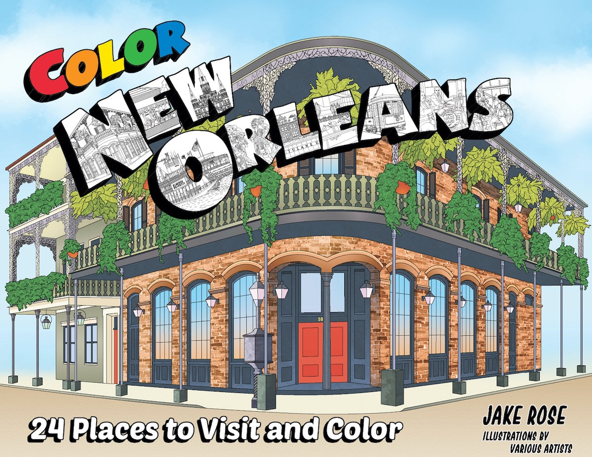 Color New Orleans coloring book