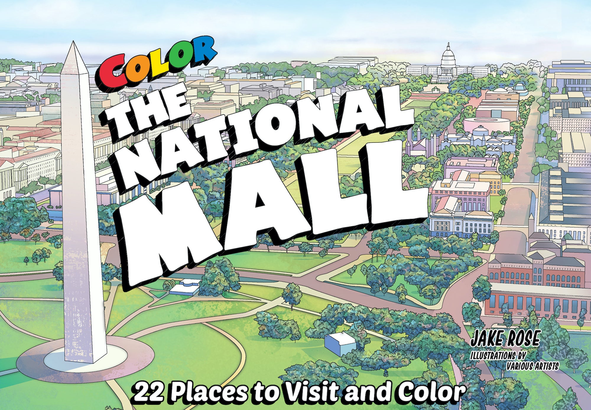 Color The National Mall coloring guidebook