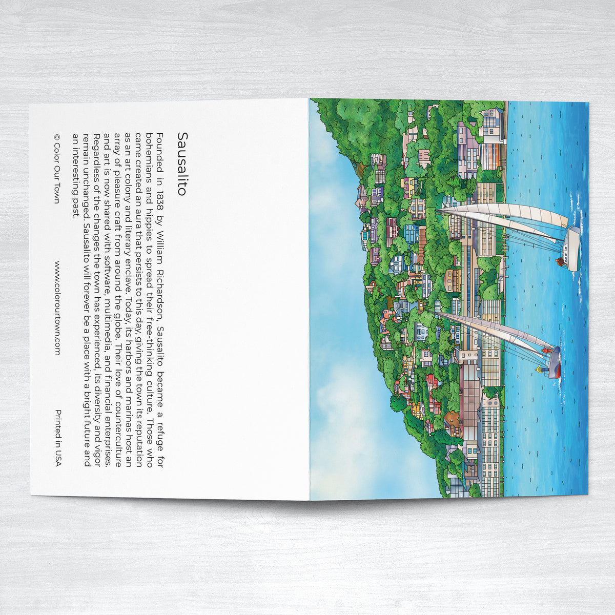 Sausalito Greeting Card