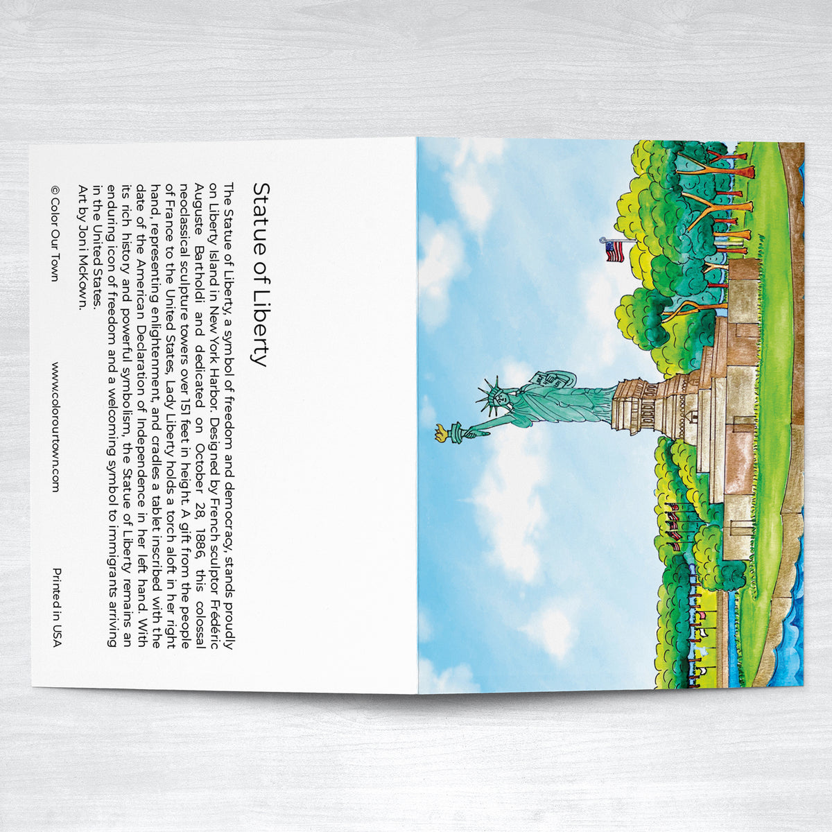 Statue of Liberty Greeting Card