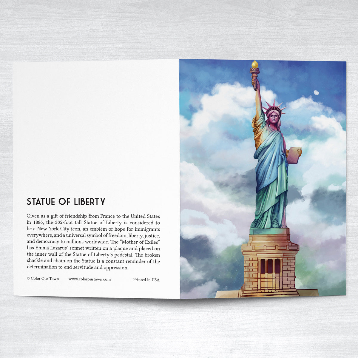 Statue of Liberty Greeting Card