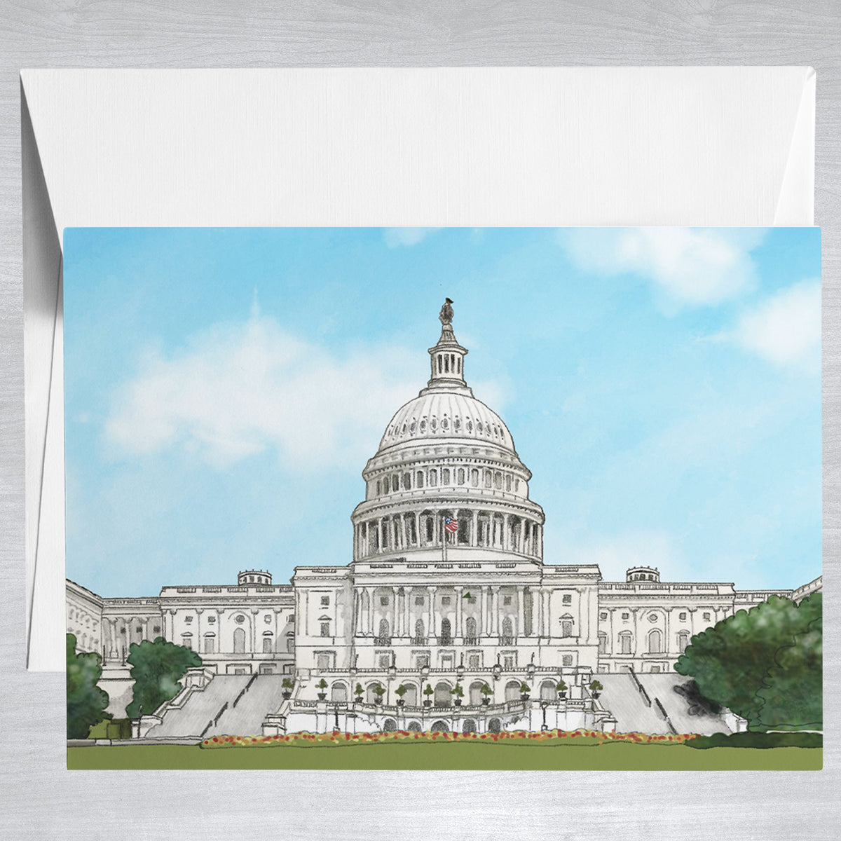 US Capitol Greeting Card