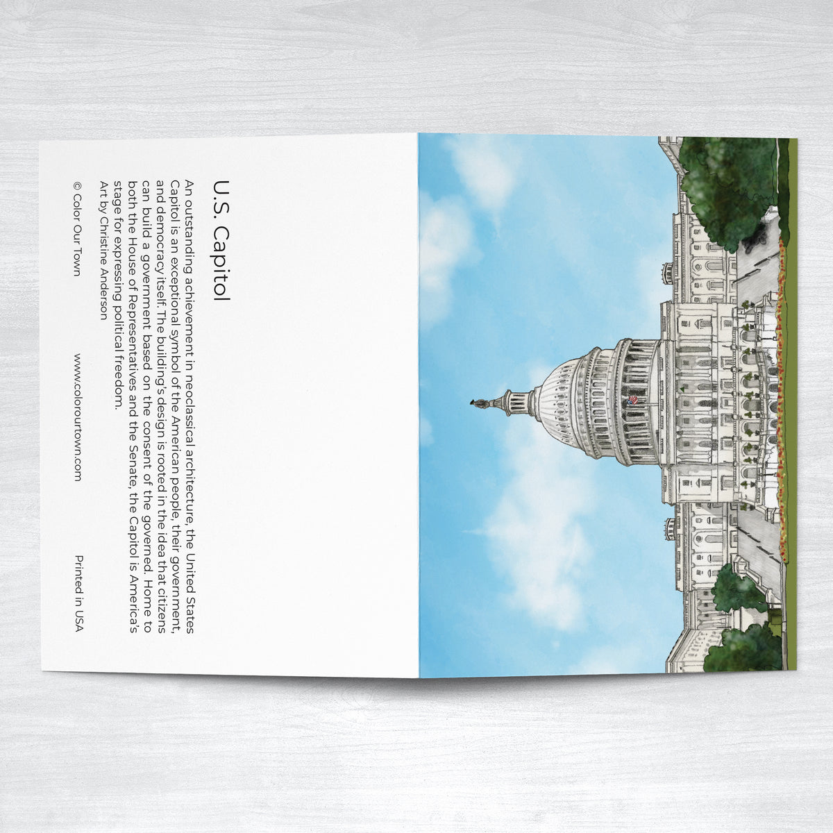US Capitol Greeting Card