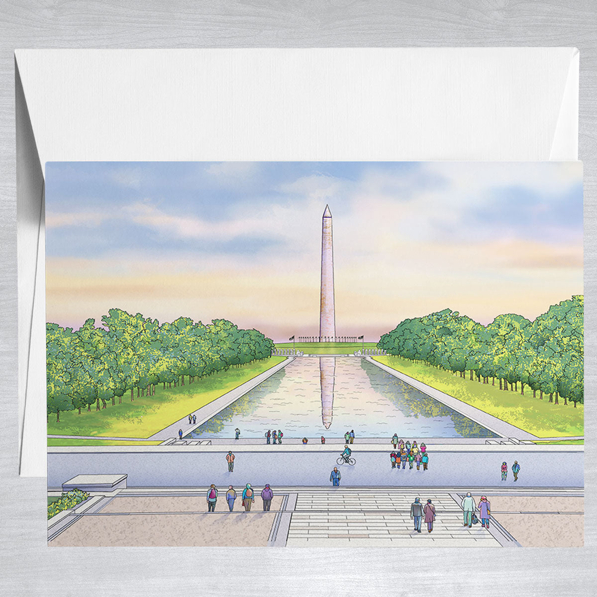 Washington Monument Greeting Card