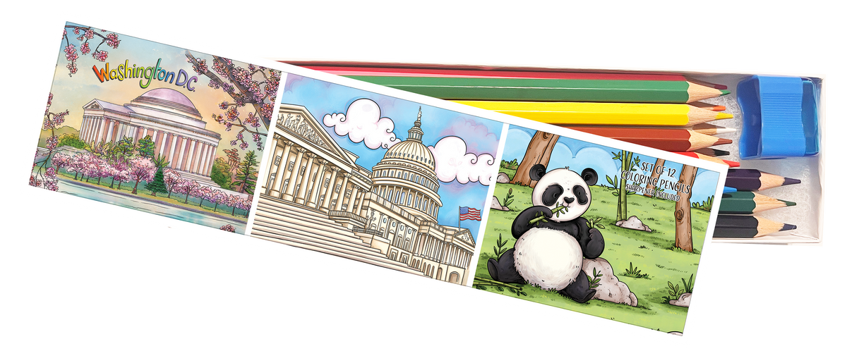 Washington DC Coloring Pencil Set