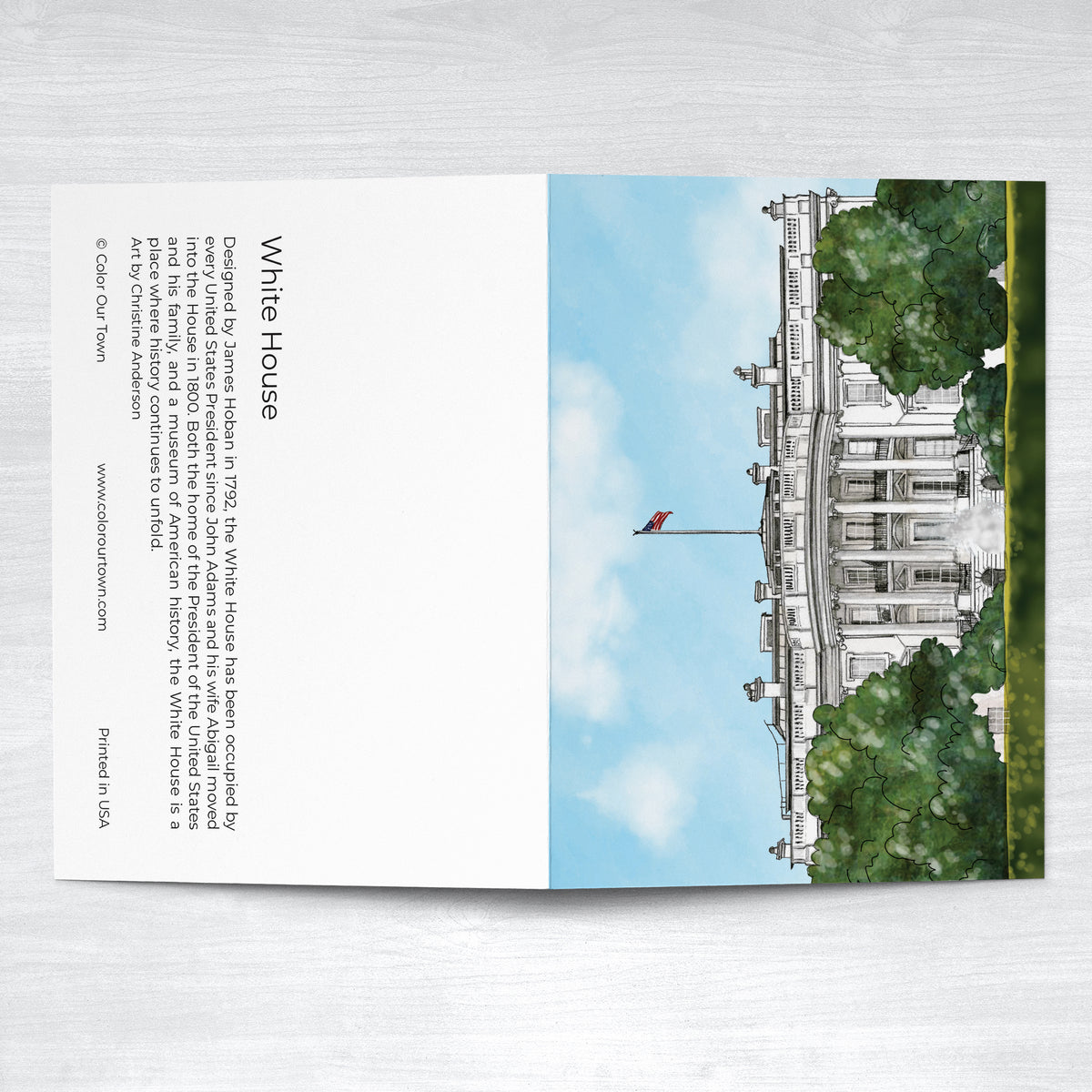 White House Greeting Card
