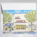 Sag Harbor Cinema watercolor  Greeting Card