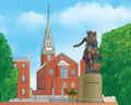 Old North Church  Art Print