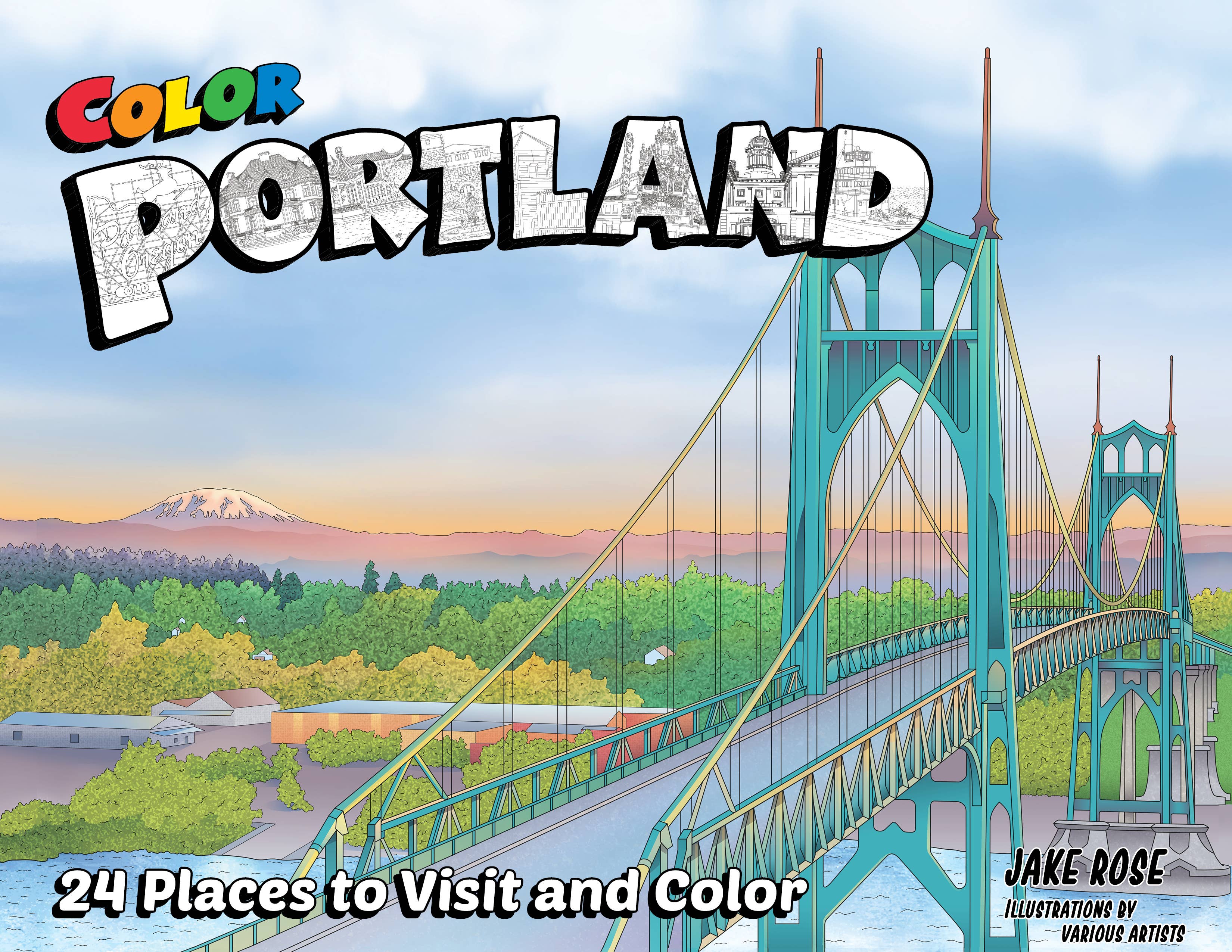 Color Portland coloring book
