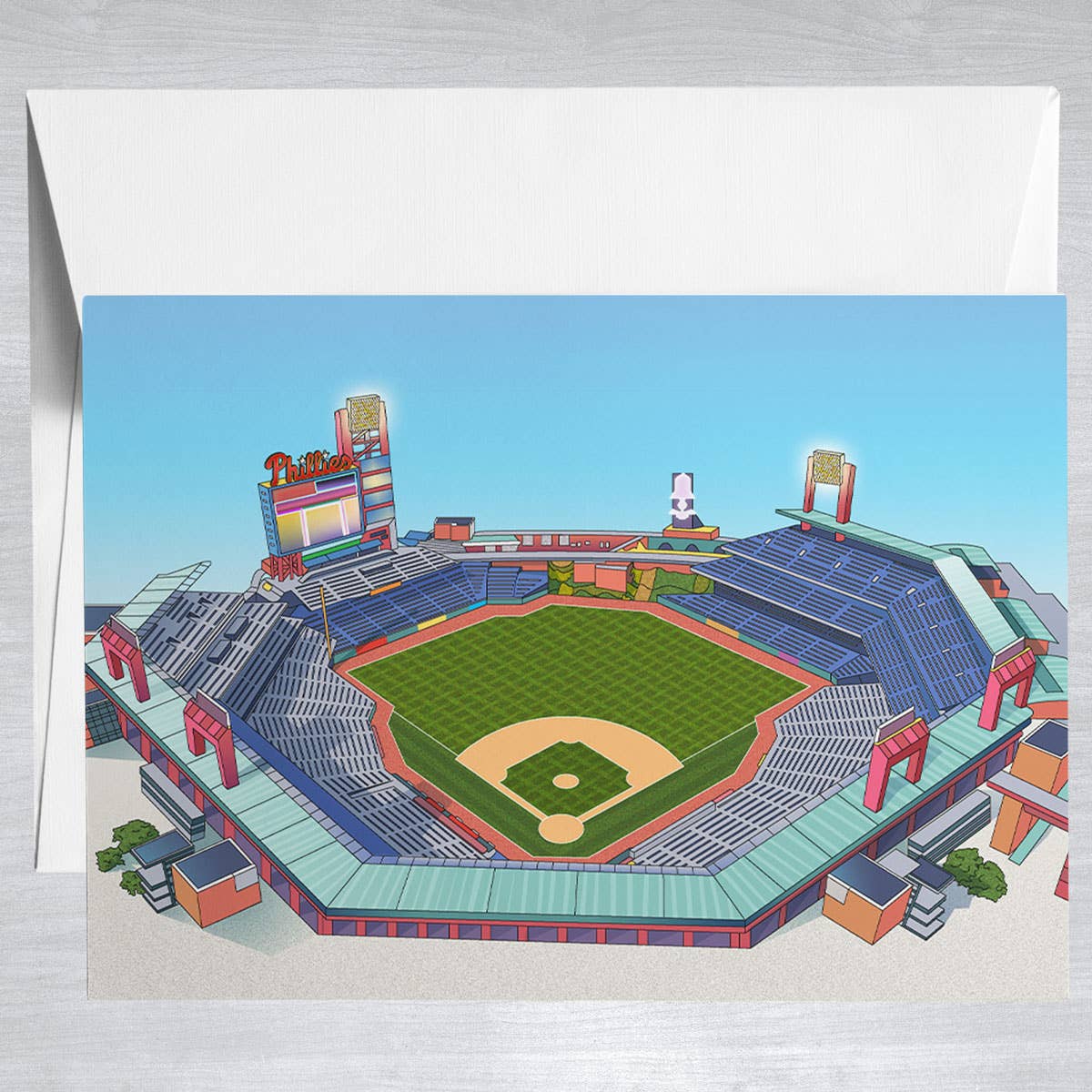 Citizen's Bank Park  Greeting Card