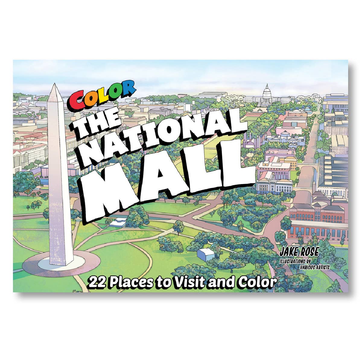 Color The National Mall coloring guidebook