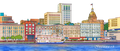 Savannah Waterfront  Sticker