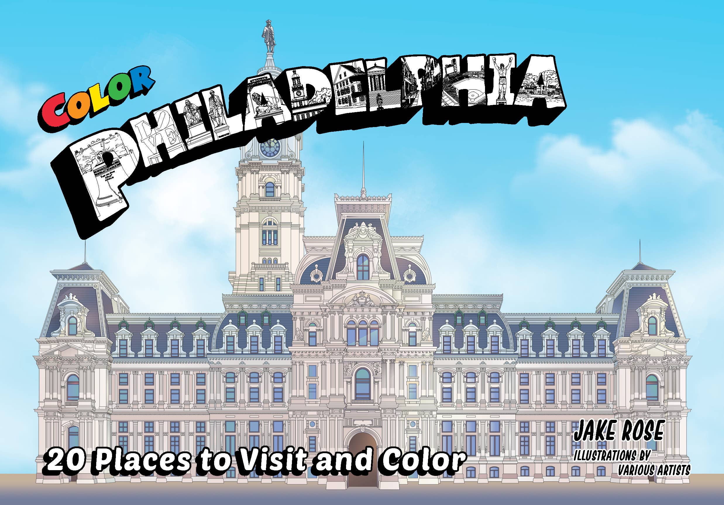 Color Philadelphia coloring guidebook