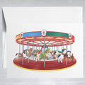 Greenport Carousel  Greeting Card