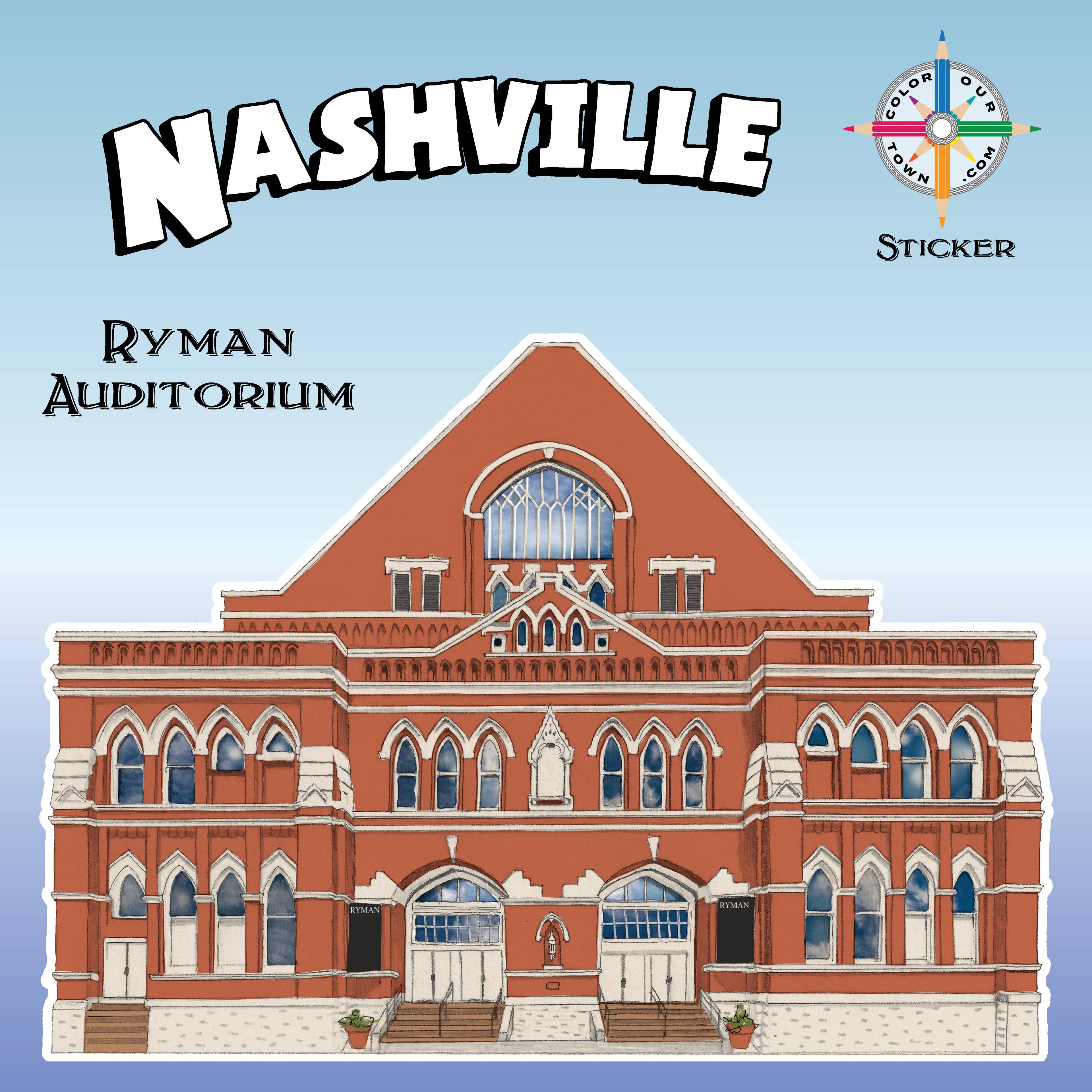 Ryman Auditorium  Sticker