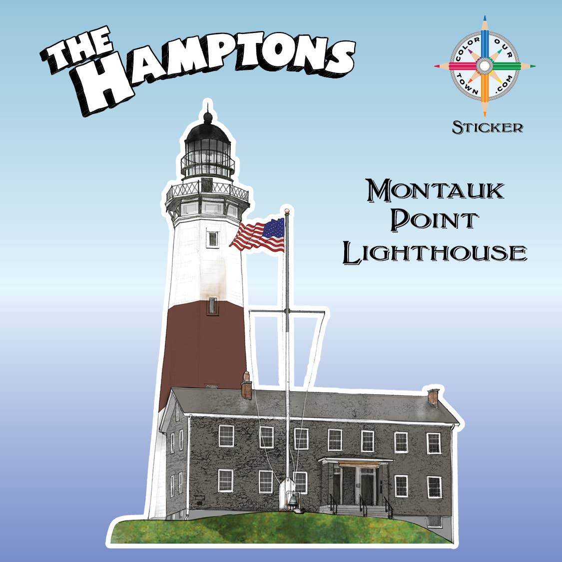 Montauk Point Lighthouse  Sticker