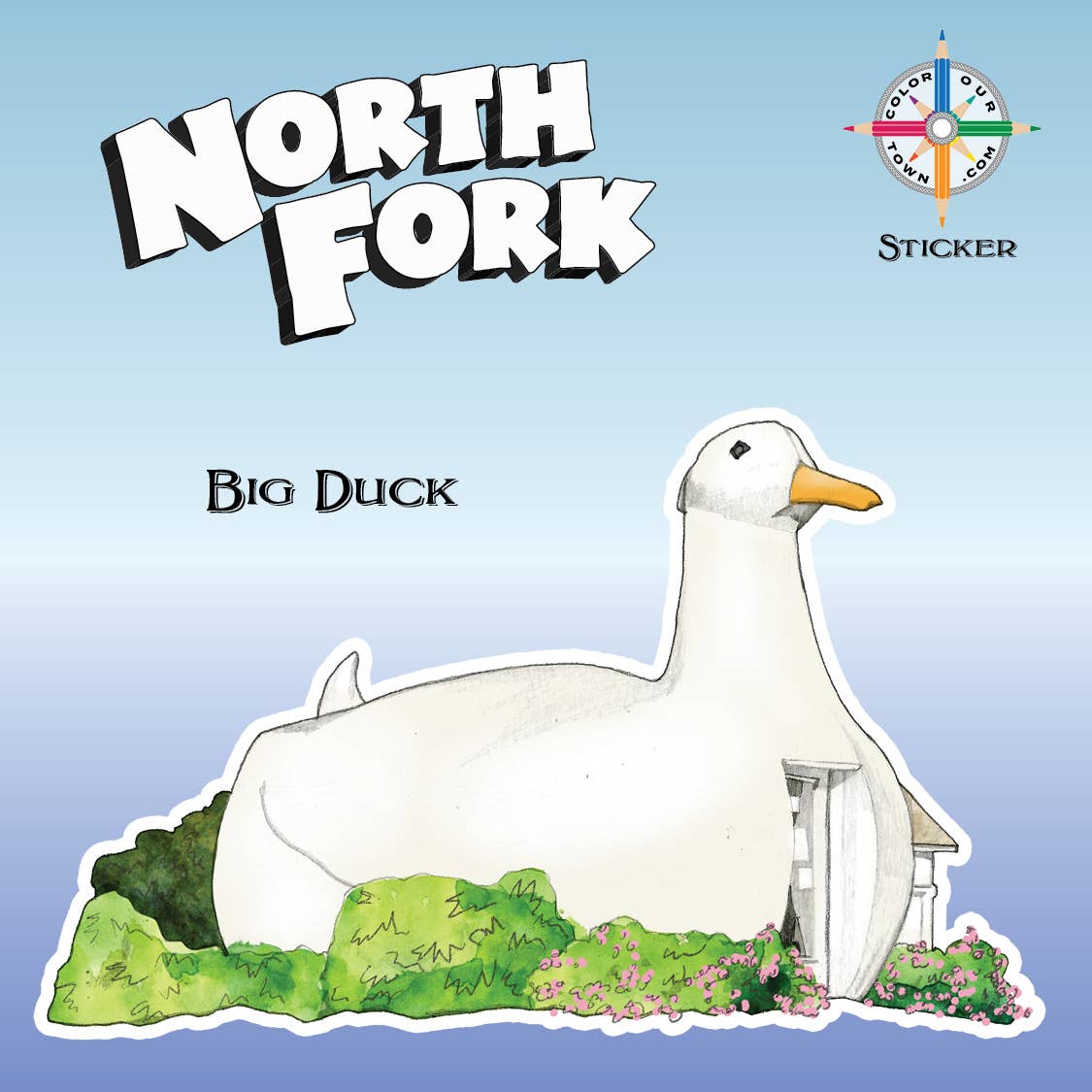 Big Duck  Sticker