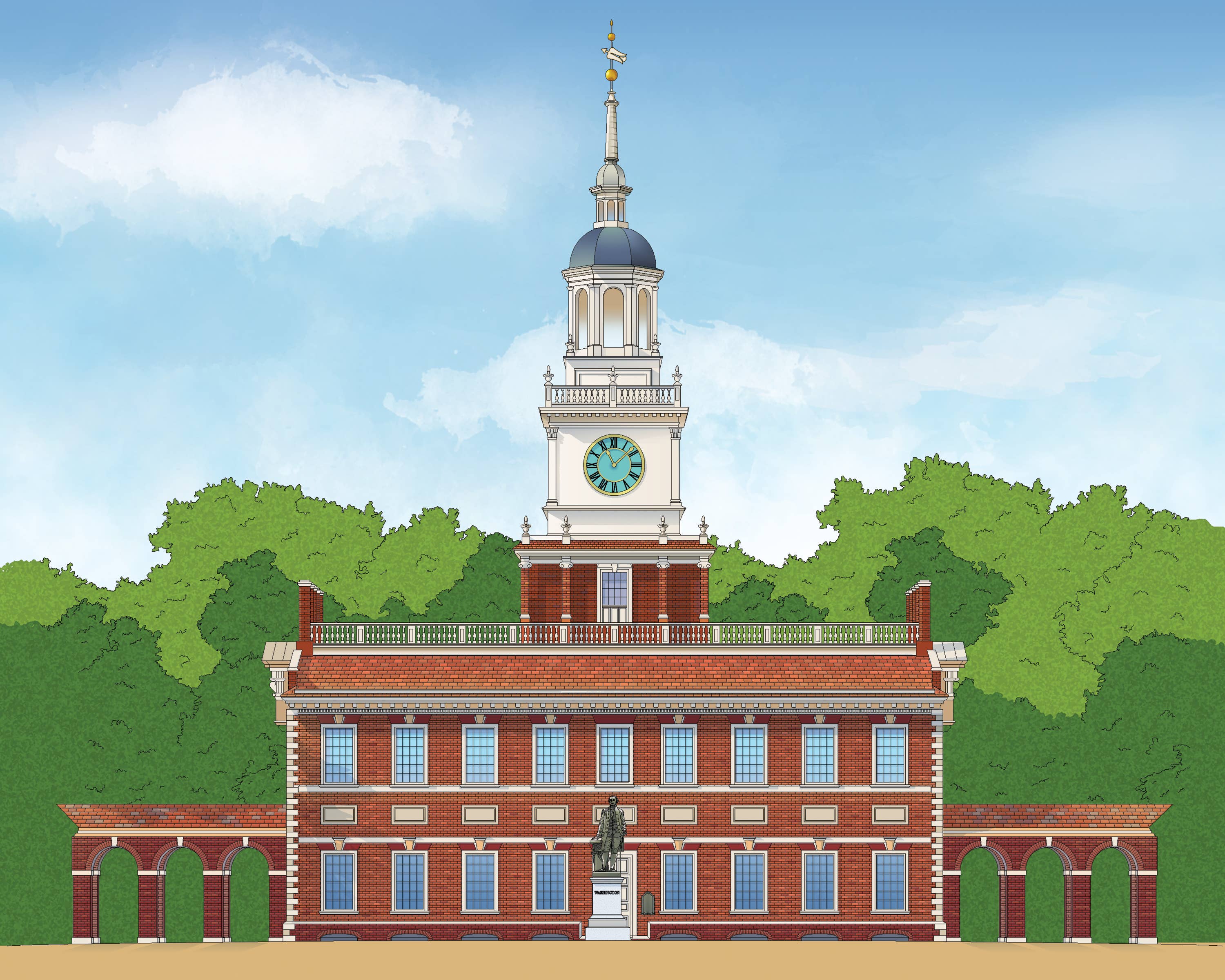 Independence Hall  Art Print