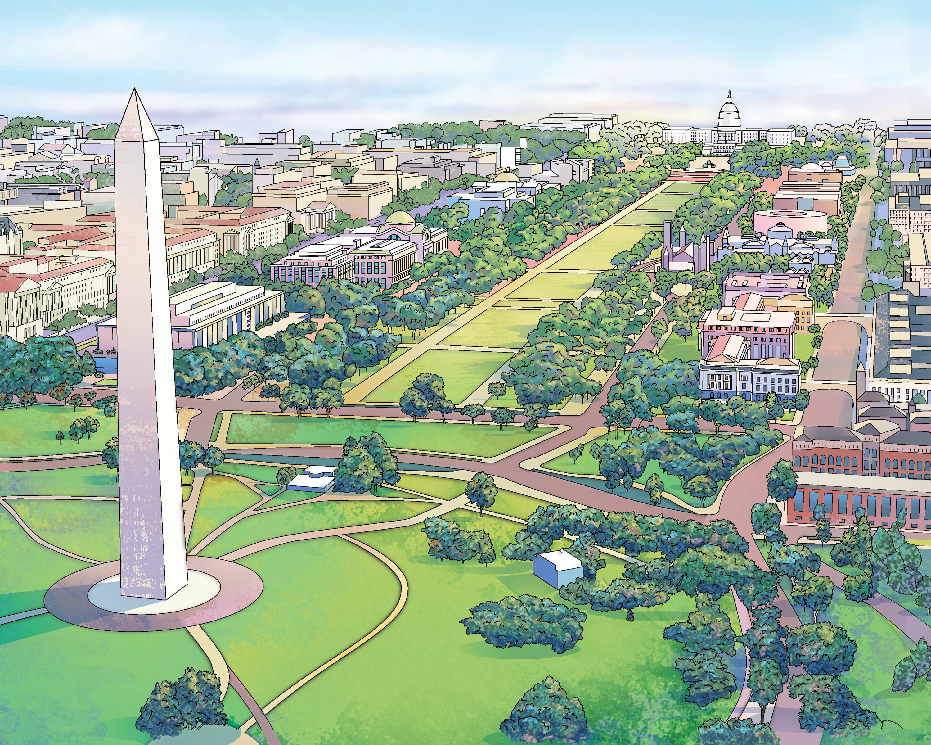 National Mall  Art Print