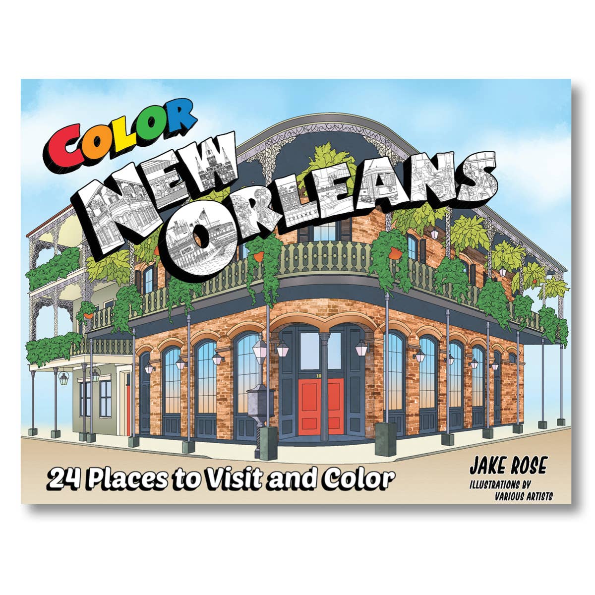 Color New Orleans coloring book