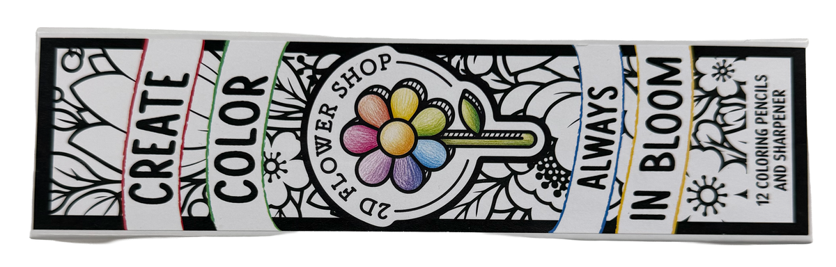 2D Flower Shop Pencil Set
