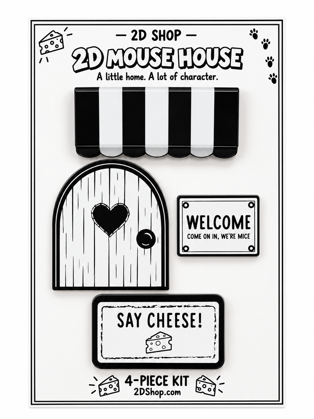2D Mouse House