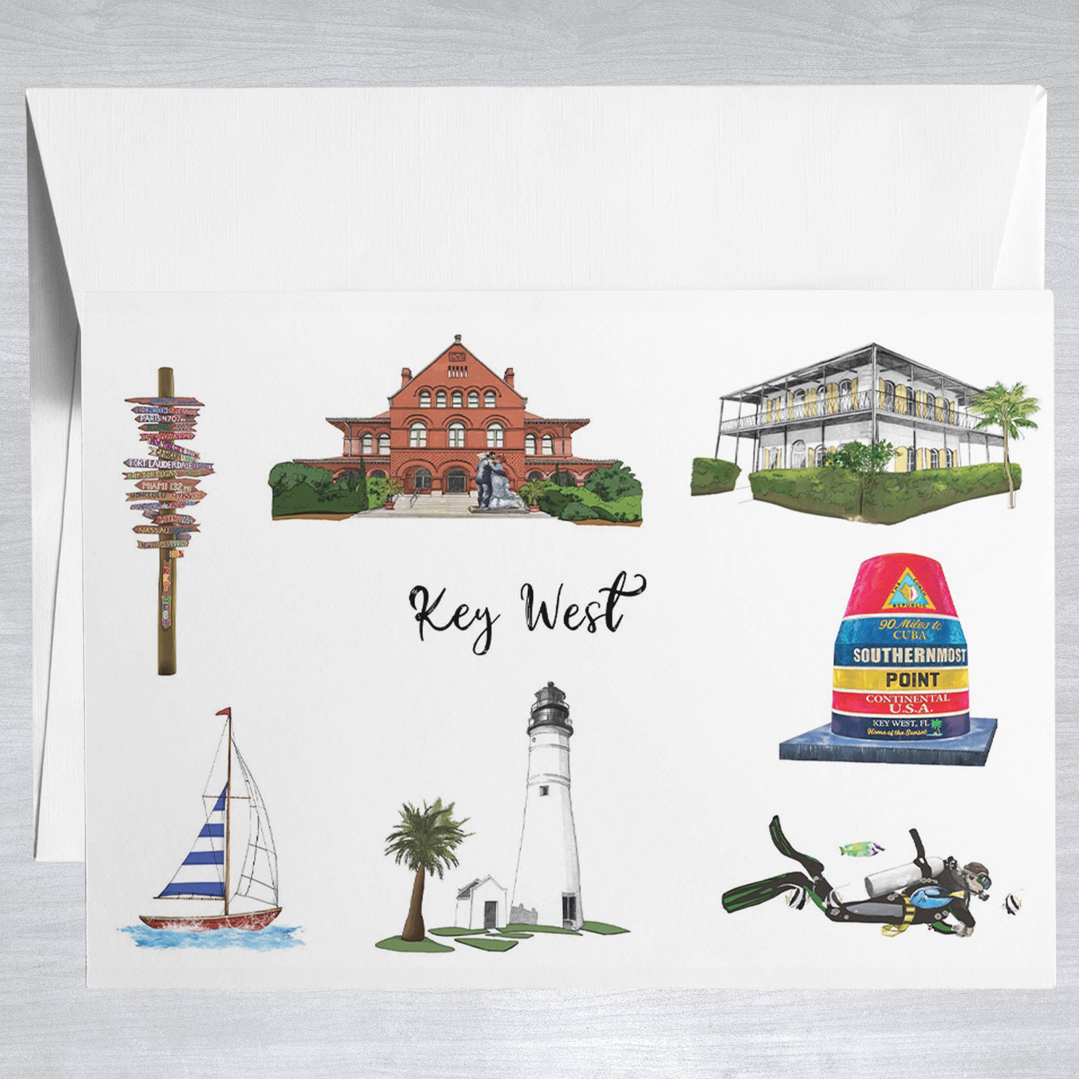 Key West  Greeting Card