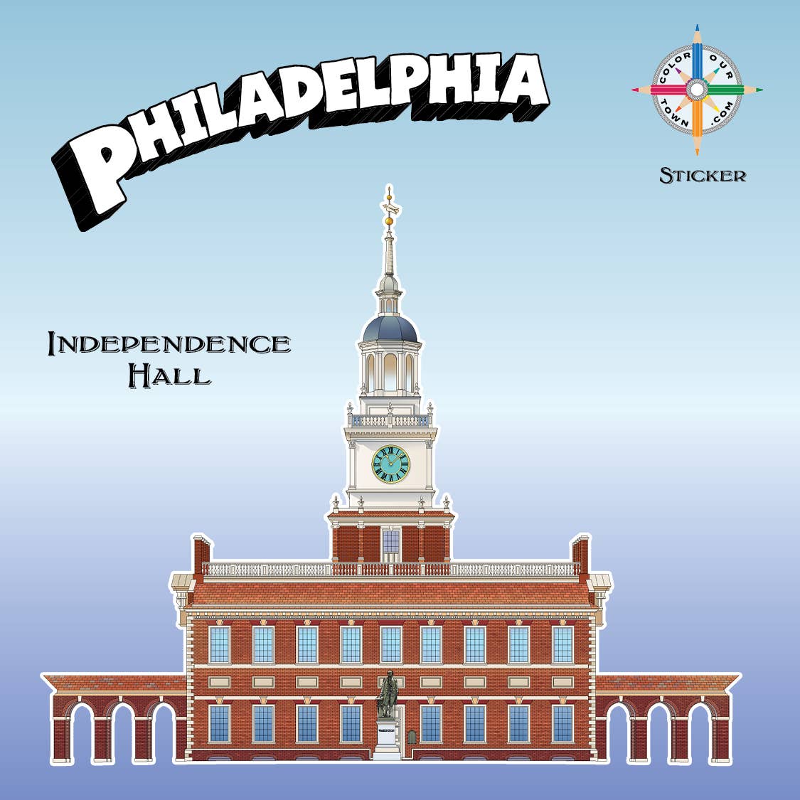 Independence Hall  Sticker