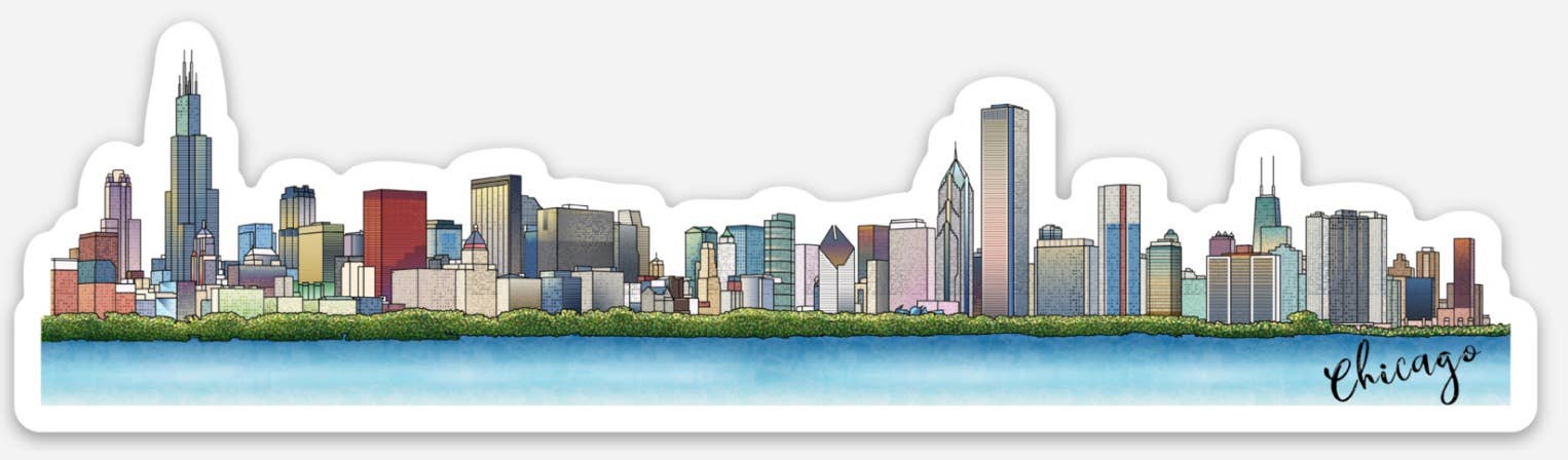 Chicago Skyline  Sticker