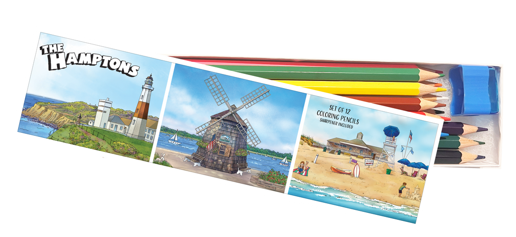 Hamptons Coloring Pencil Set
