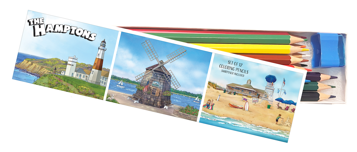 Hamptons Coloring Pencil Set