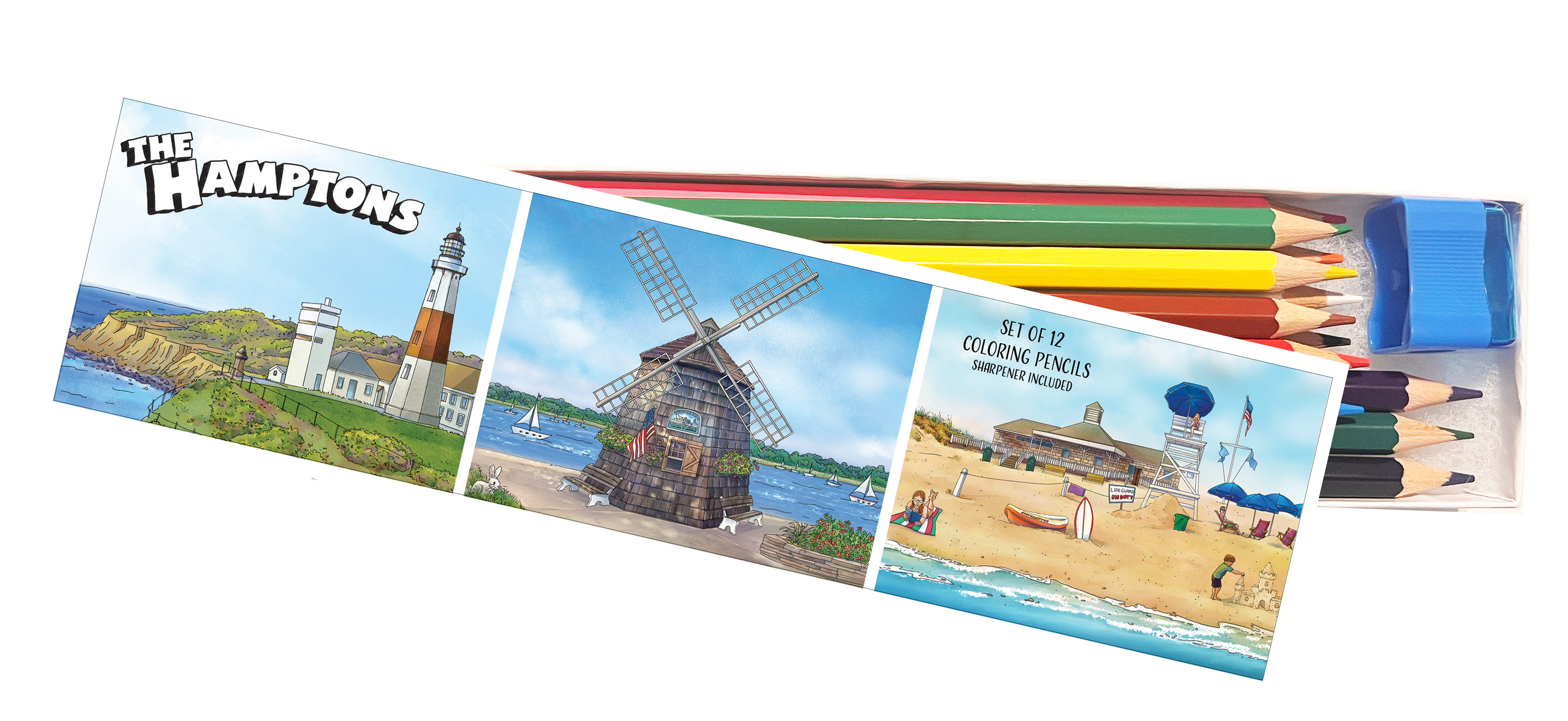 Hamptons Coloring Pencil Set