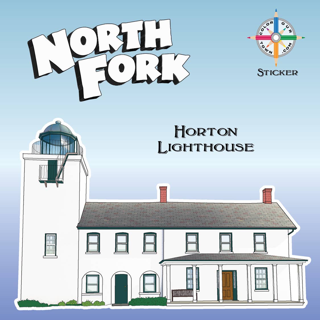 Horton Point Lighthouse  Sticker