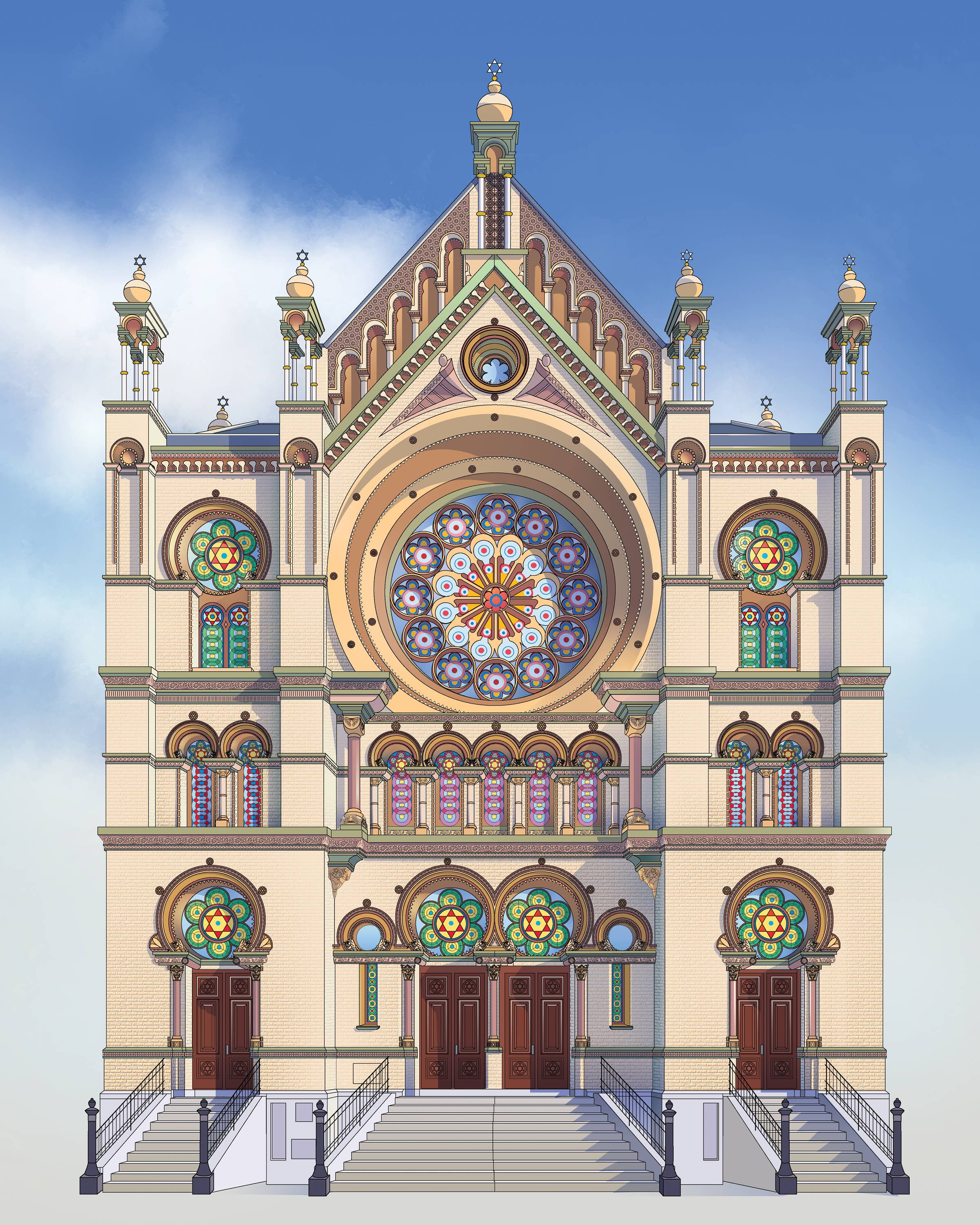 Eldridge Street Museum  Art Print