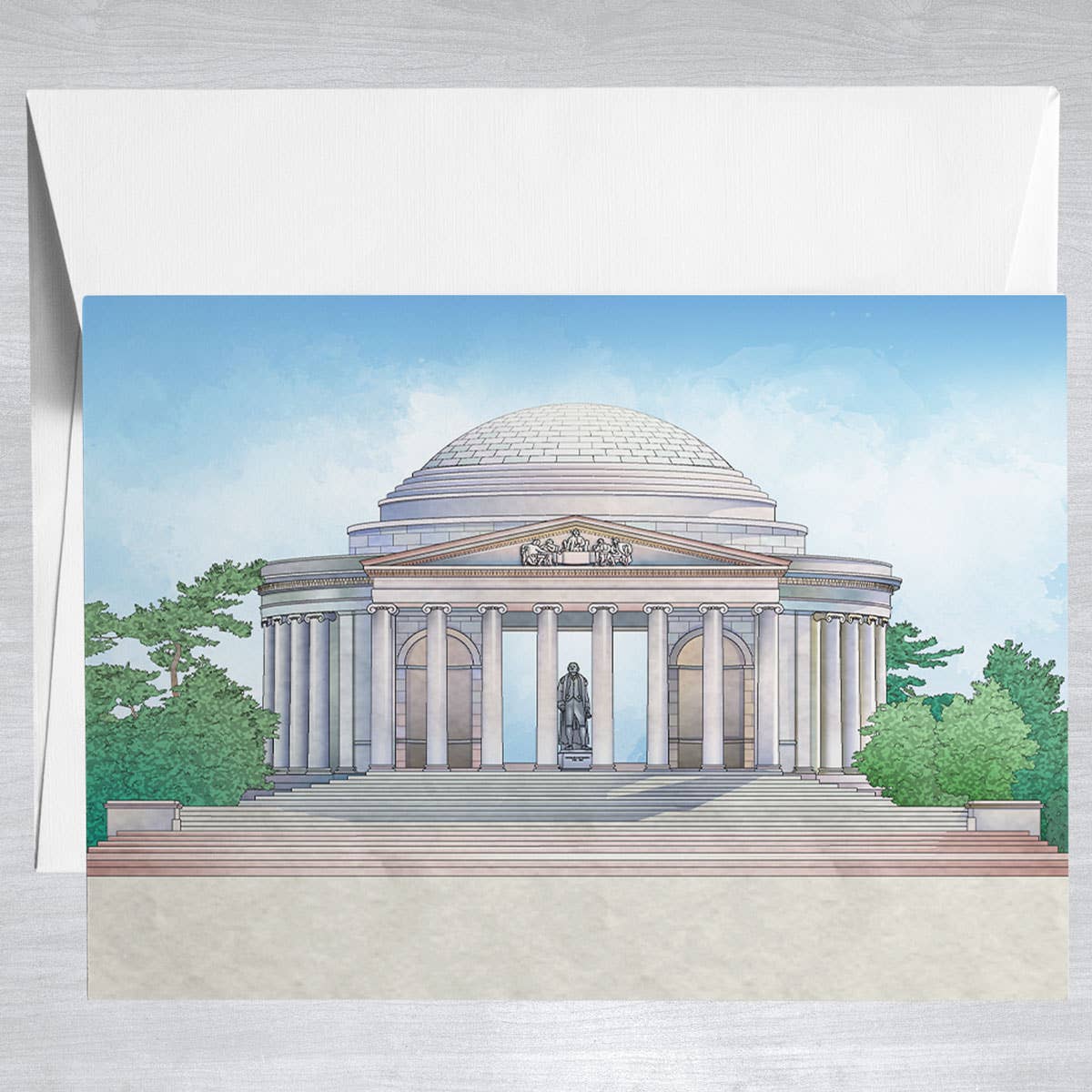 Jefferson Memorial  Greeting Card
