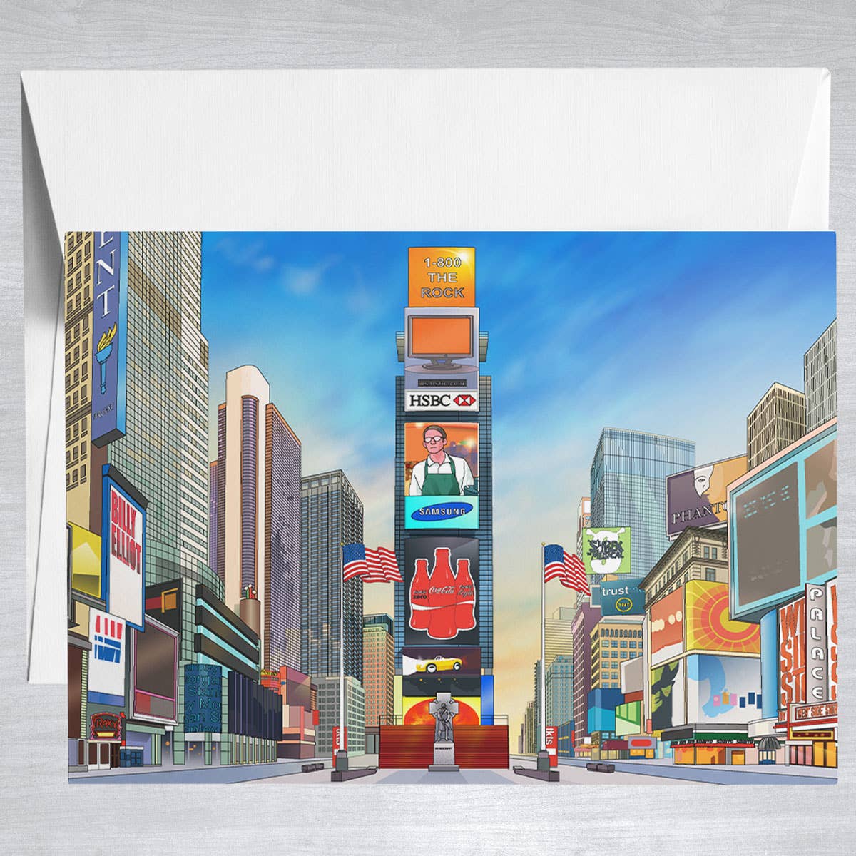 Times Square  Greeting Card
