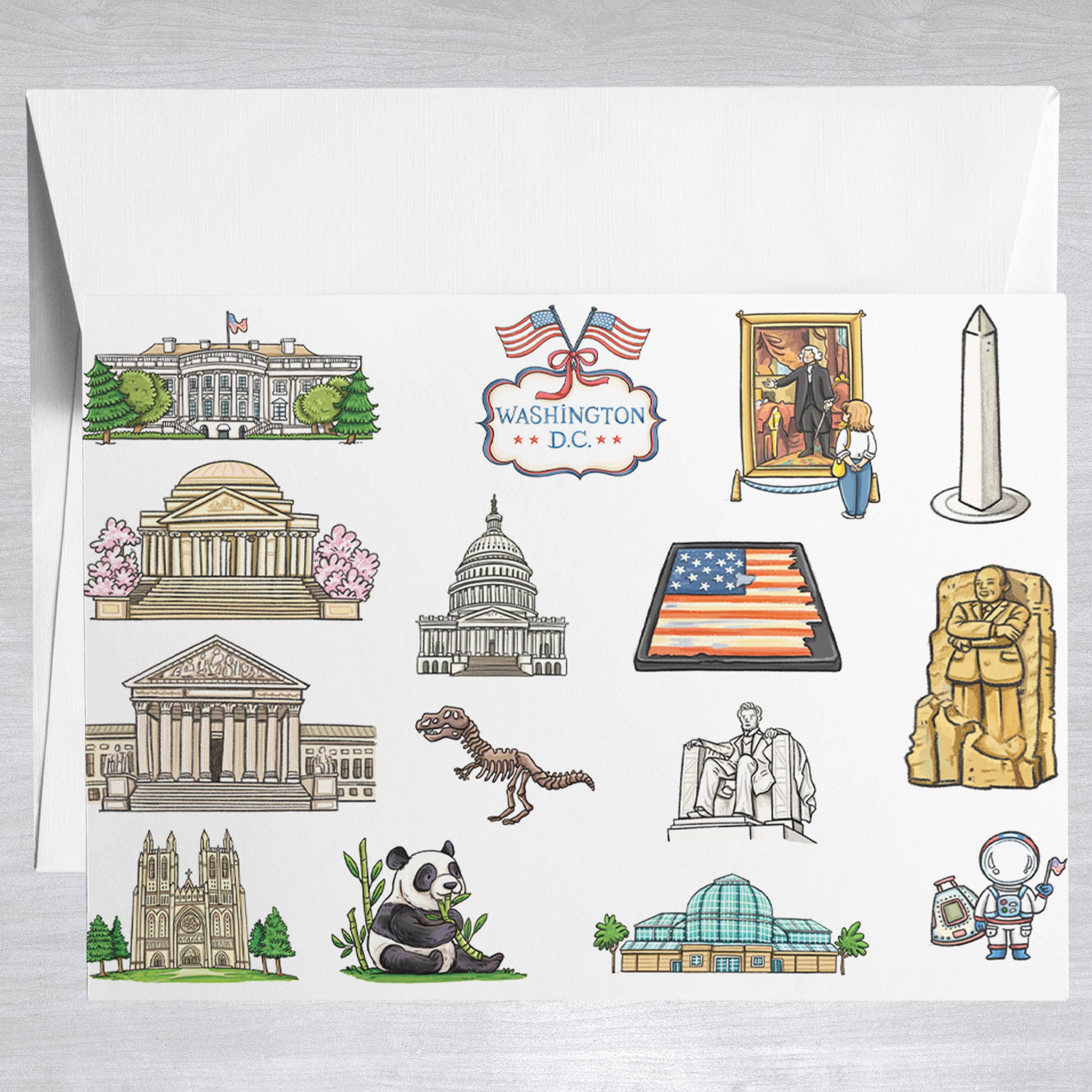 Washington DC  Greeting Card