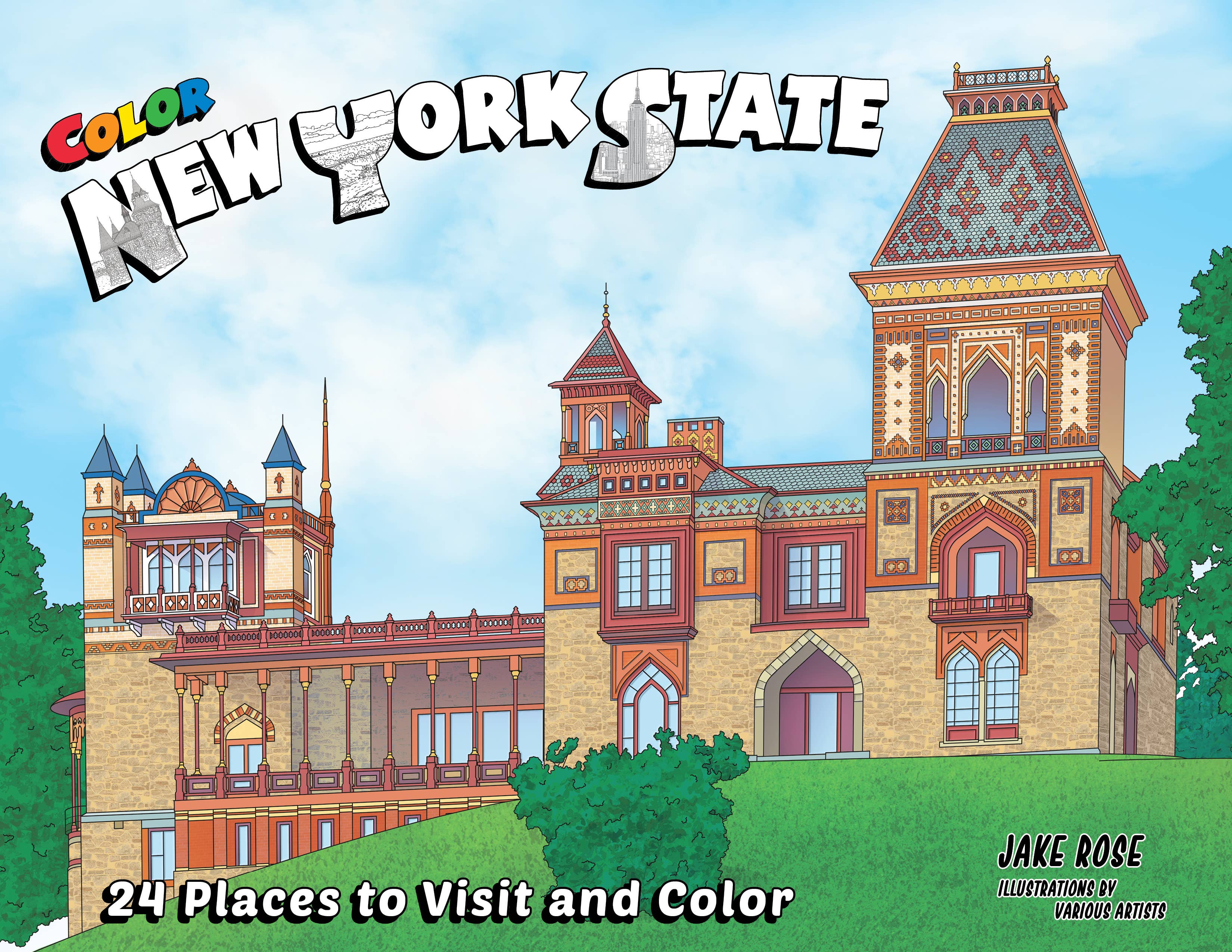 Color New York State coloring book