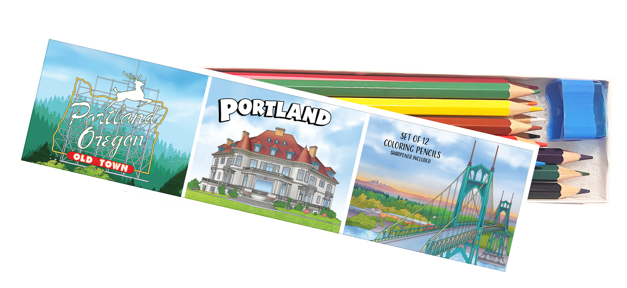 Portland Coloring Pencil Set