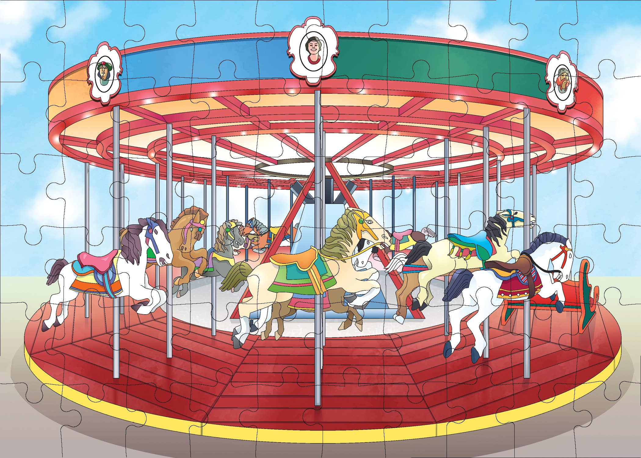 Greenport Carousel  Puzzle
