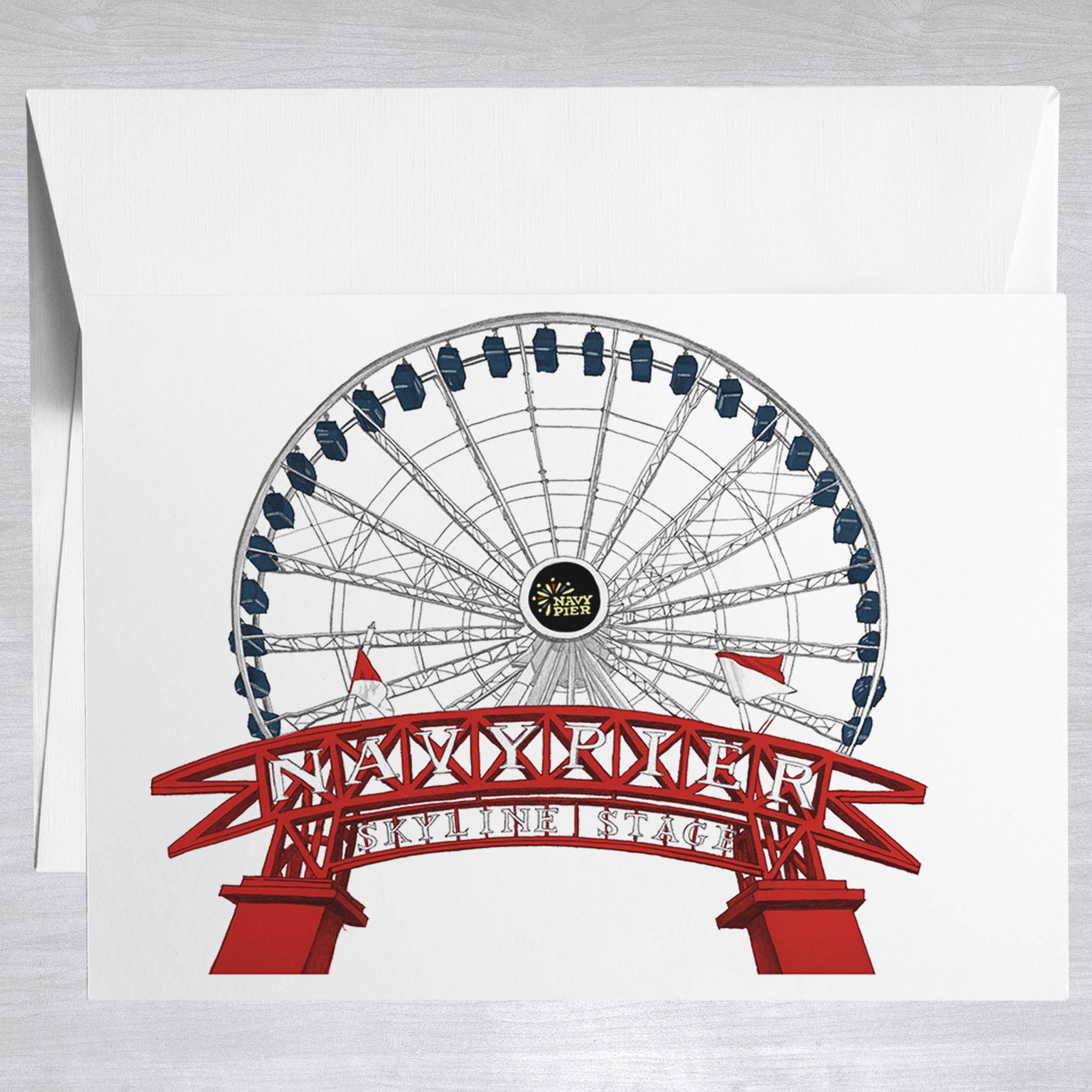 Navy Pier  Greeting Card