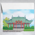 Chinese Tea House  Greeting Card