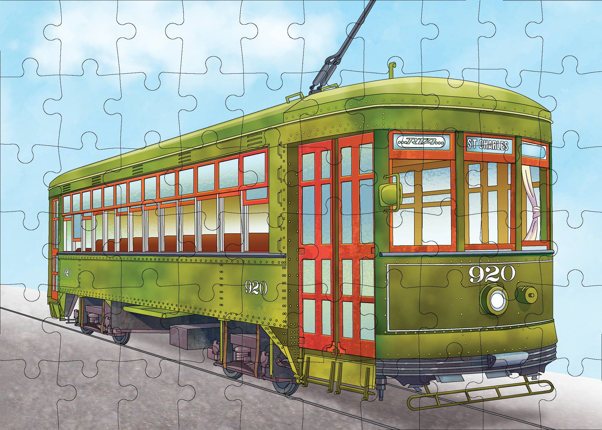 St. Charles Avenue Streetcar  Puzzle